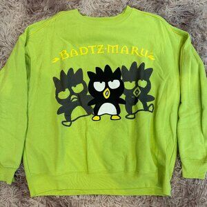 Sanrio Bad Badtz-Maru Green Graphic Sweater